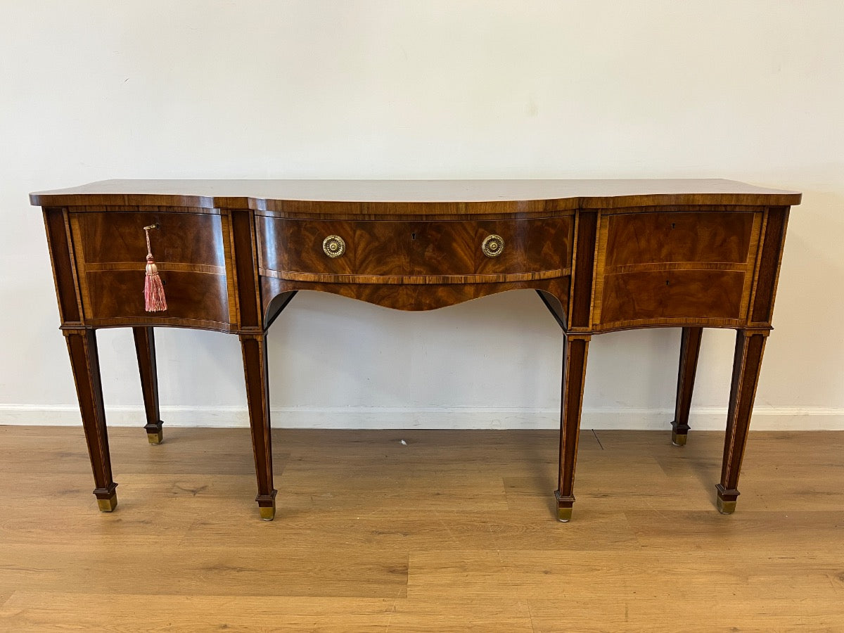 Baker Furniture Sheraton Style Mahogany Sideboard