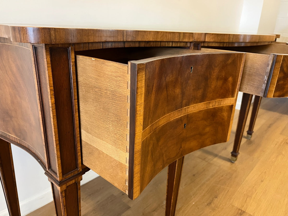 Baker Furniture Sheraton Style Mahogany Sideboard