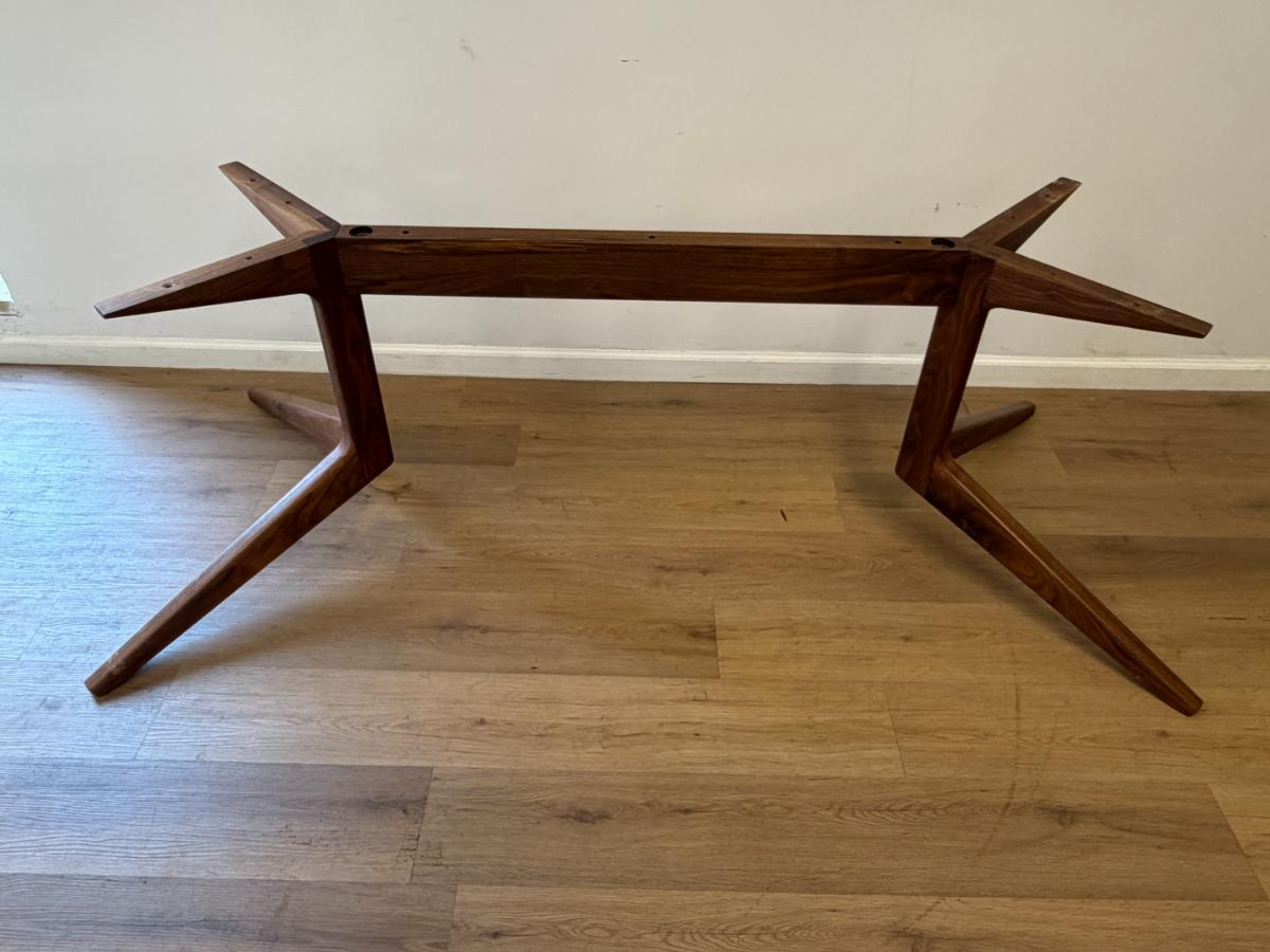 Design Within Reach Case Cross Extension Dining Table in Walnut