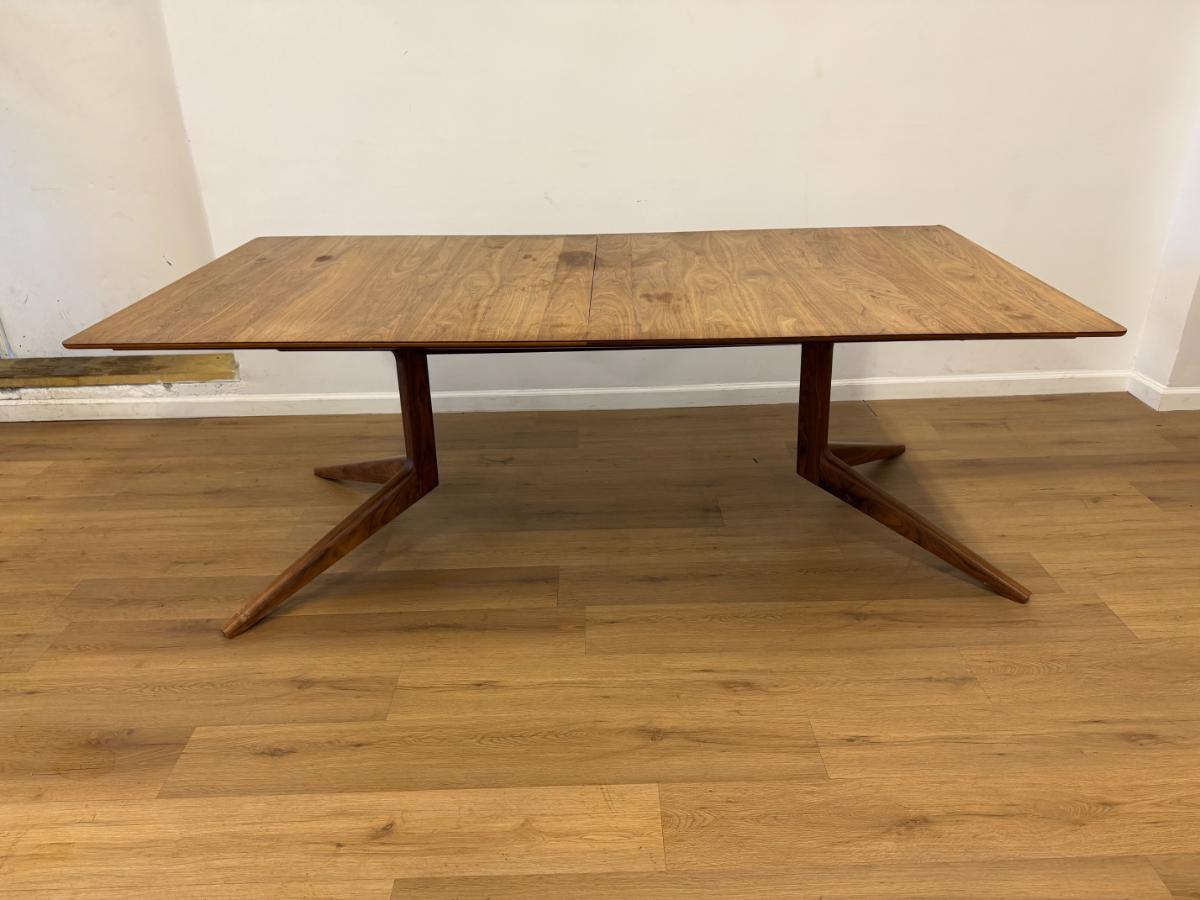 Design Within Reach Case Cross Extension Dining Table in Walnut