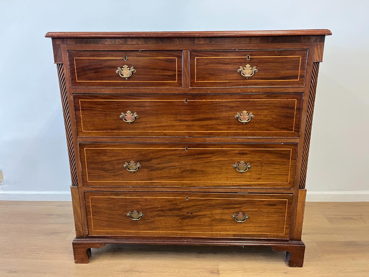 Antique Georgian Style Mahogany Chest
