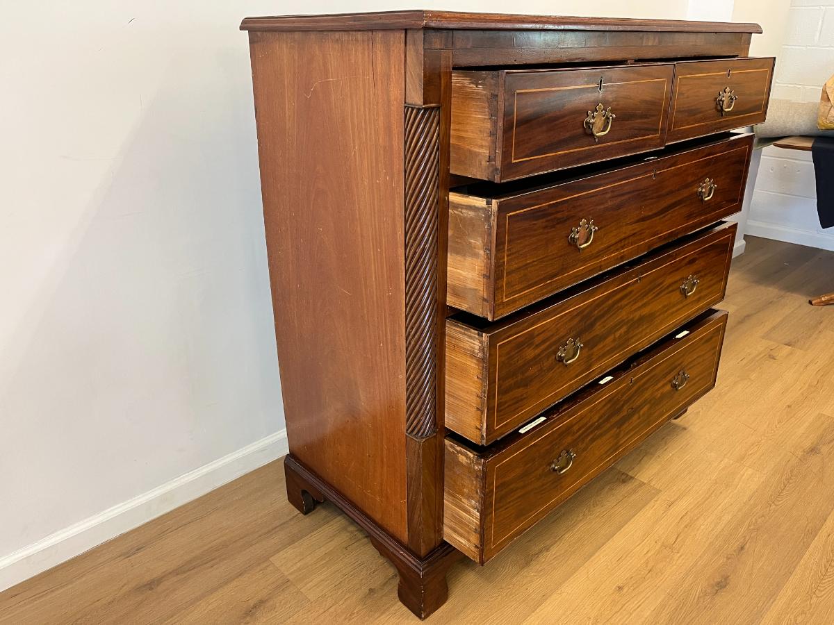 Antique Georgian Style Mahogany Chest