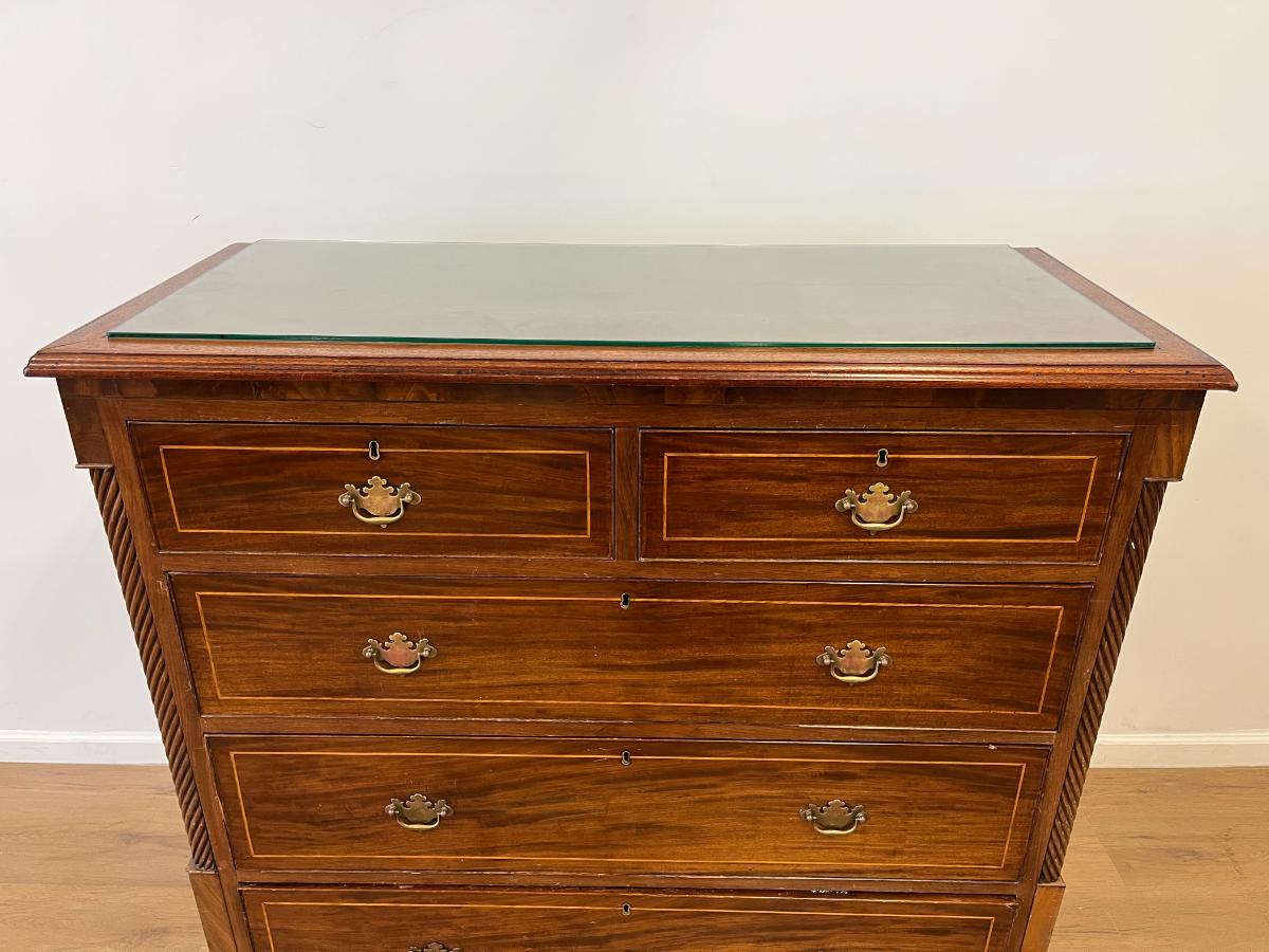 Antique Georgian Style Mahogany Chest