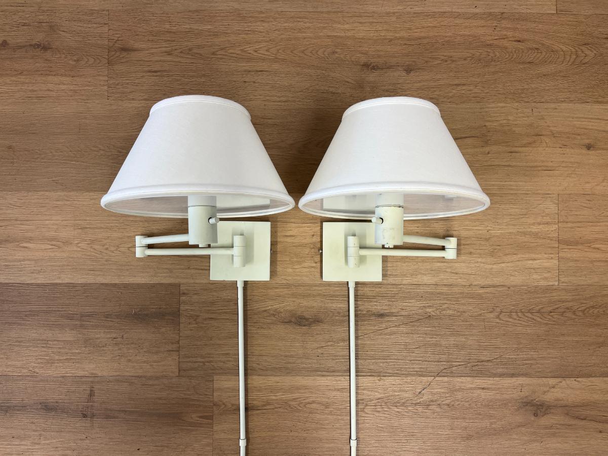 Foundry Classic Swing Arm Plug-In Lamps, Pair