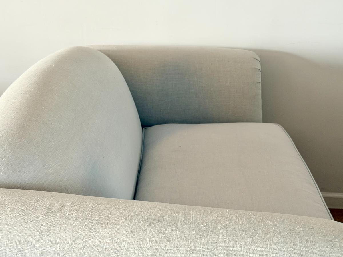 Barclay Butera Camel Back Settee