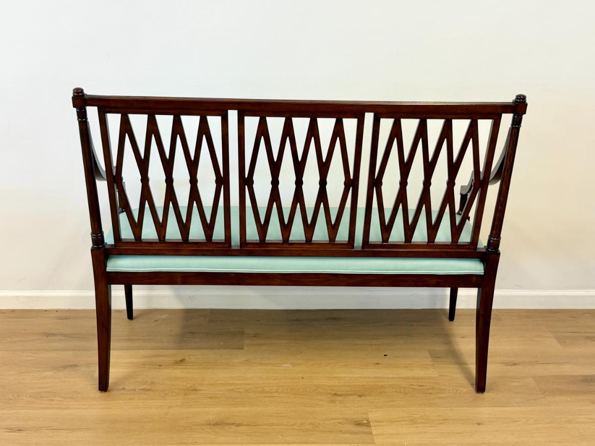 Mahogany English Regency Style Settee