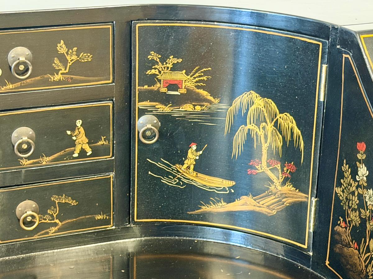Fabulous Chinoiserie Carlton Desk & Chair
