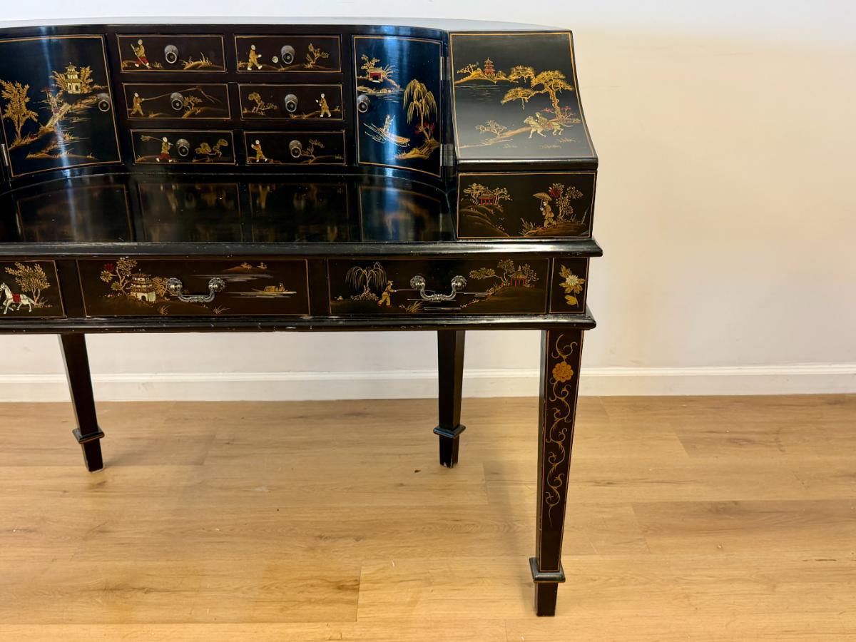 Fabulous Chinoiserie Carlton Desk & Chair