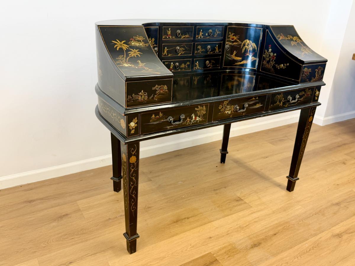 Fabulous Chinoiserie Carlton Desk & Chair