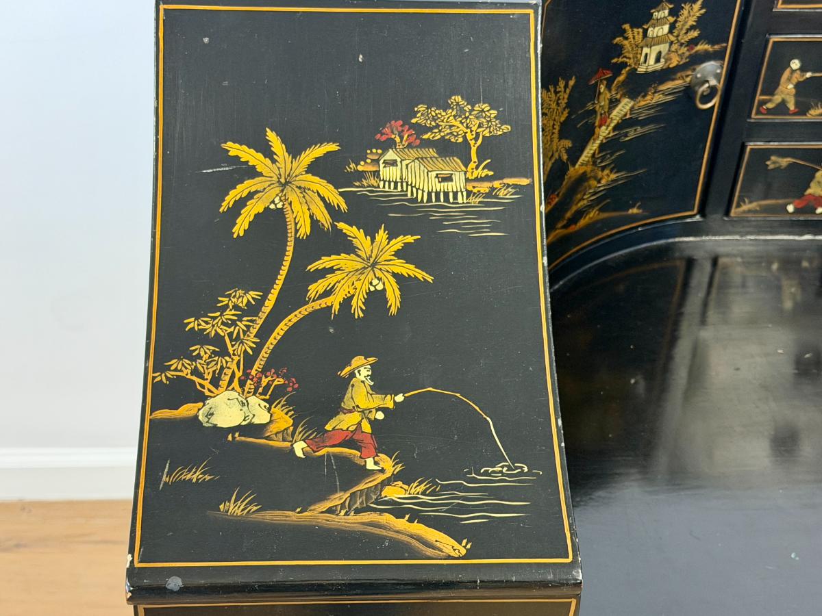 Fabulous Chinoiserie Carlton Desk & Chair