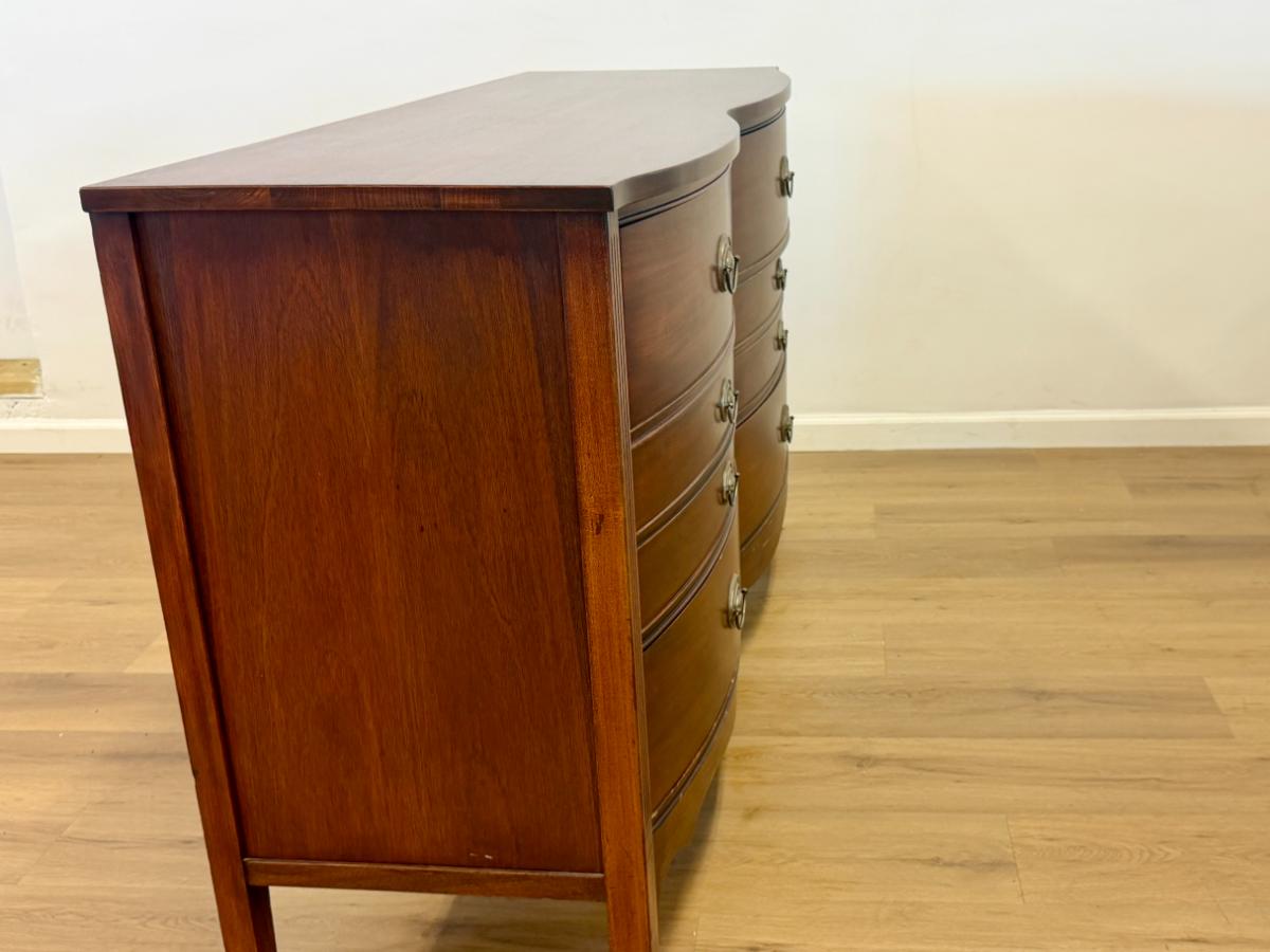 Vintage Drexel Serpentine Double Dresser