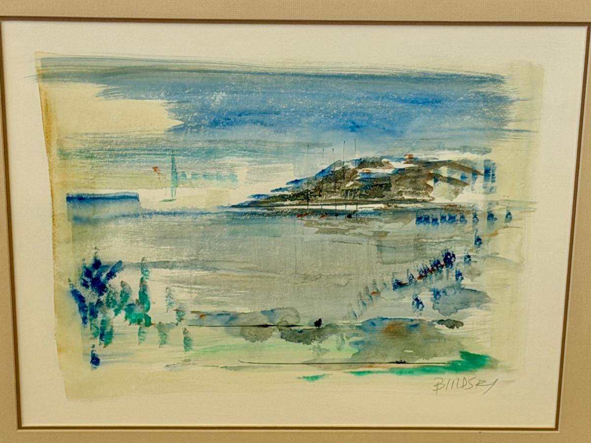 Alfred Birdsey Framed Watercolor