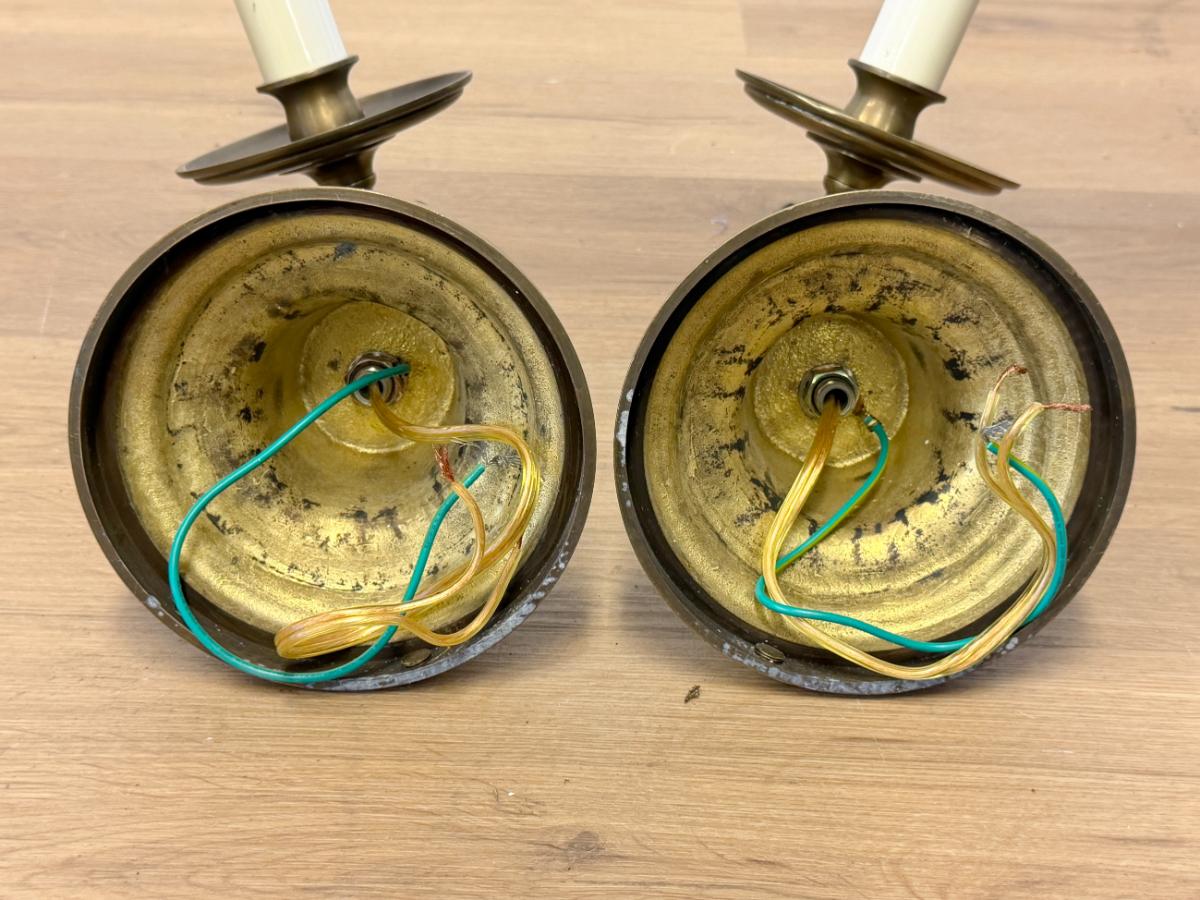 Brass Hand Wall Sconces