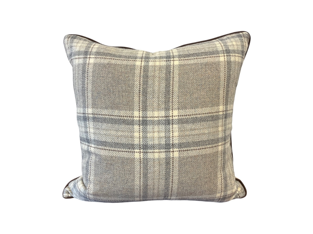 Plaid Wool Pillow