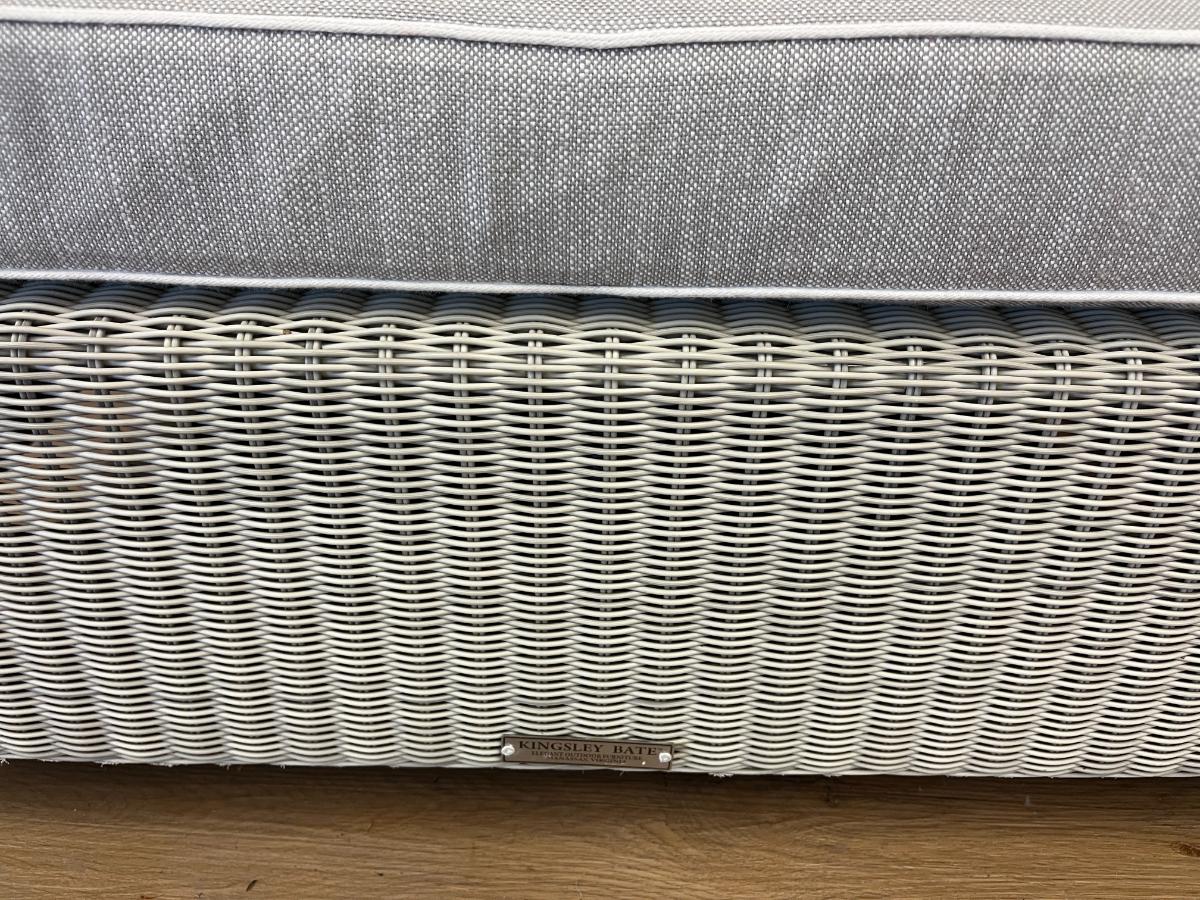 Kingsley Bate Westport Woven Ottomans, Pair