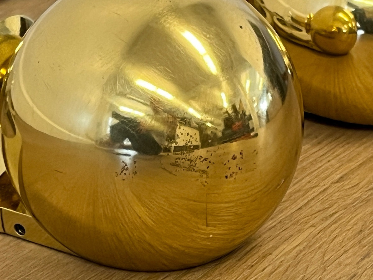 Amanda Nisbet for Urban Electric Brass Montreal Sconces, Pair