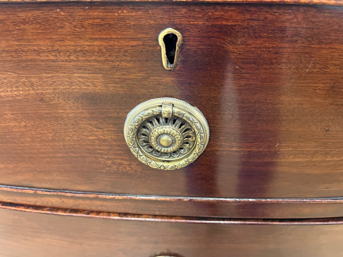 Antique Mahogany Bowfront Chest of Drawers