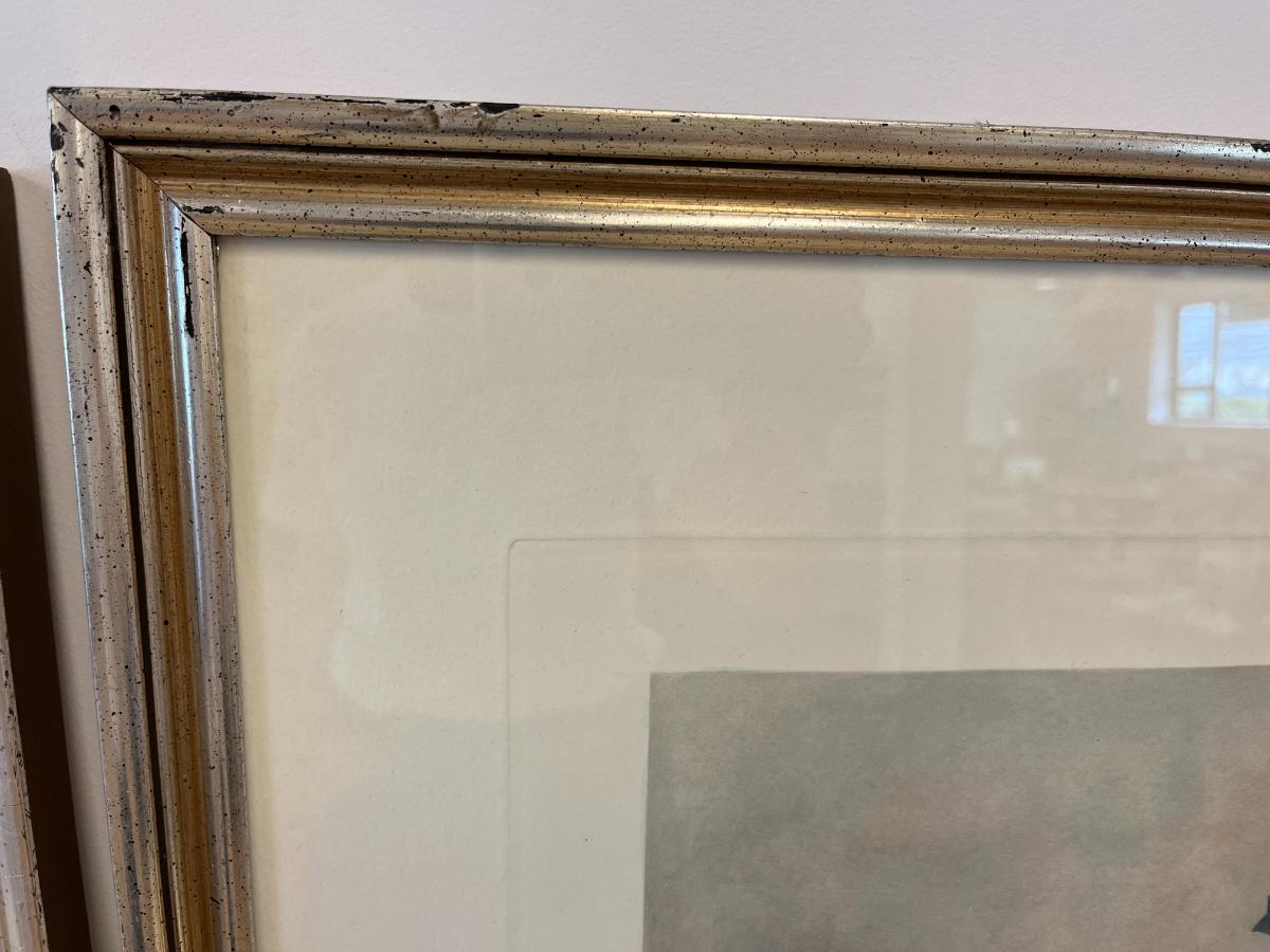 Framed Maritime Engravings of “The Samuel Enderby” & “Yorkshire” of New York c. 1910