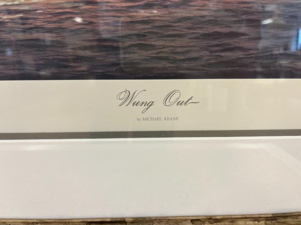 Michael Keane Pencil-Signed Limited Edition Lithographs, “America’s Cup 1876” & “Wung Out”