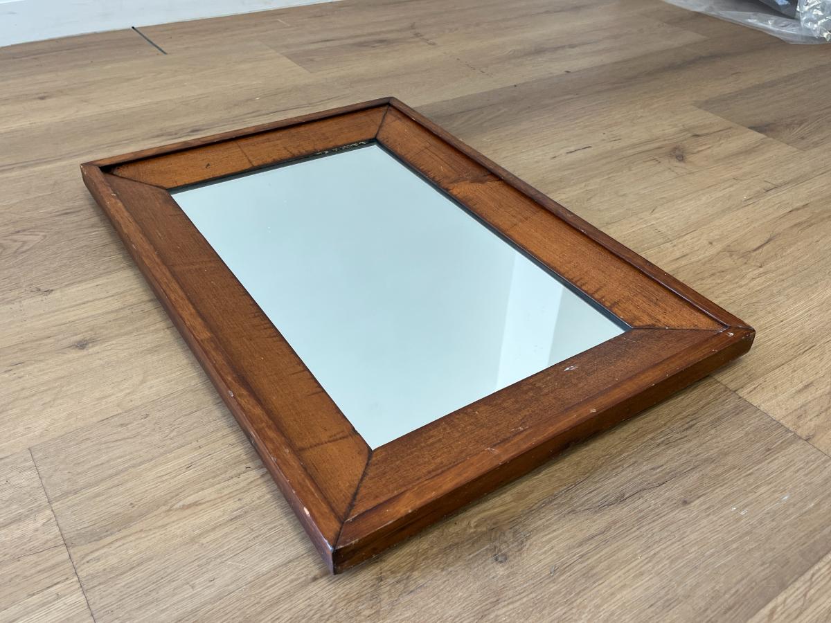Antique Wood Mirror