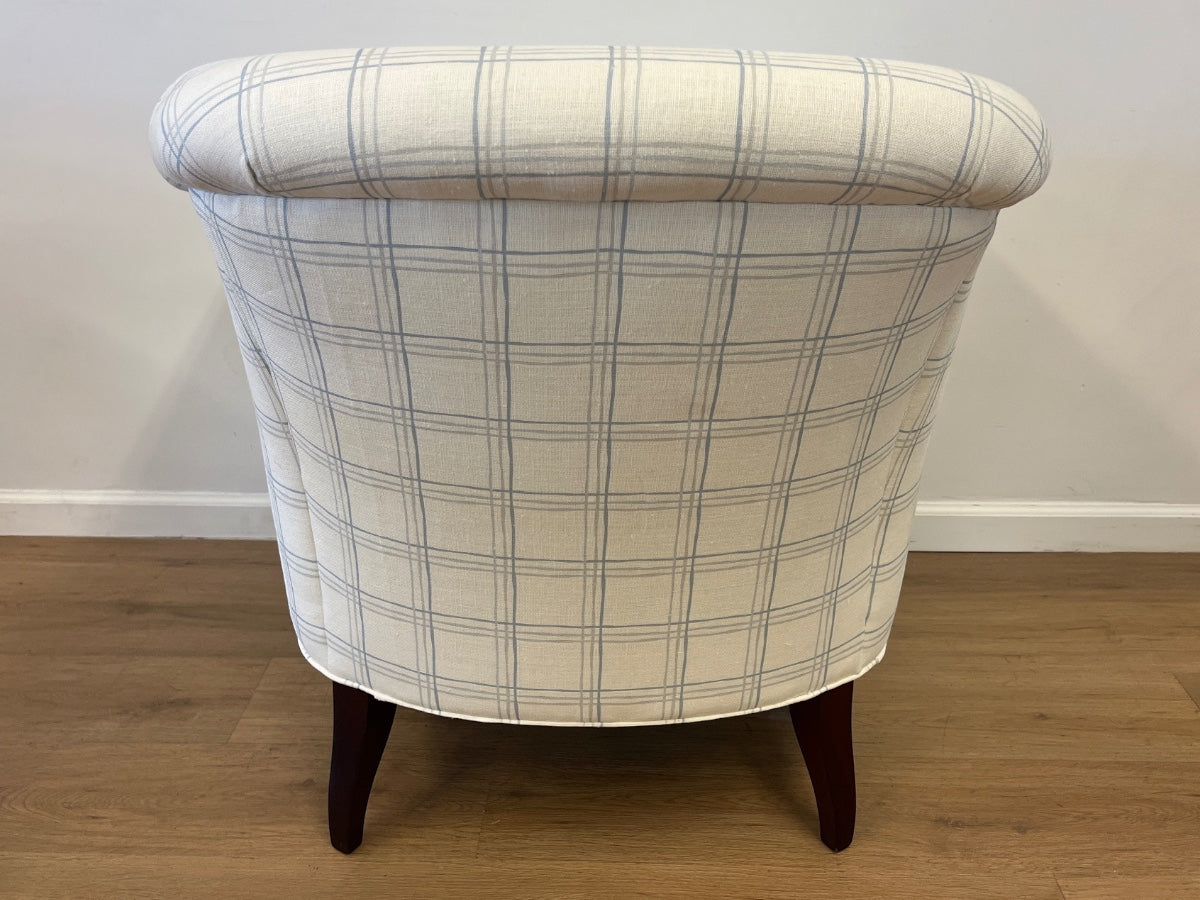 Hickory Chair Albert Chairs in Custom Fritz Porter Fabric, Pair
