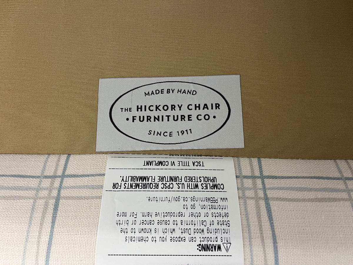 Hickory Chair Albert Chairs in Custom Fritz Porter Fabric, Pair