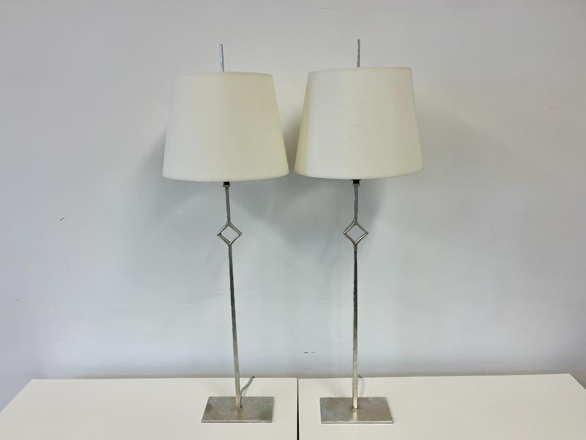 Visual Comfort Signature Cranston Buffet Lamps, Pair