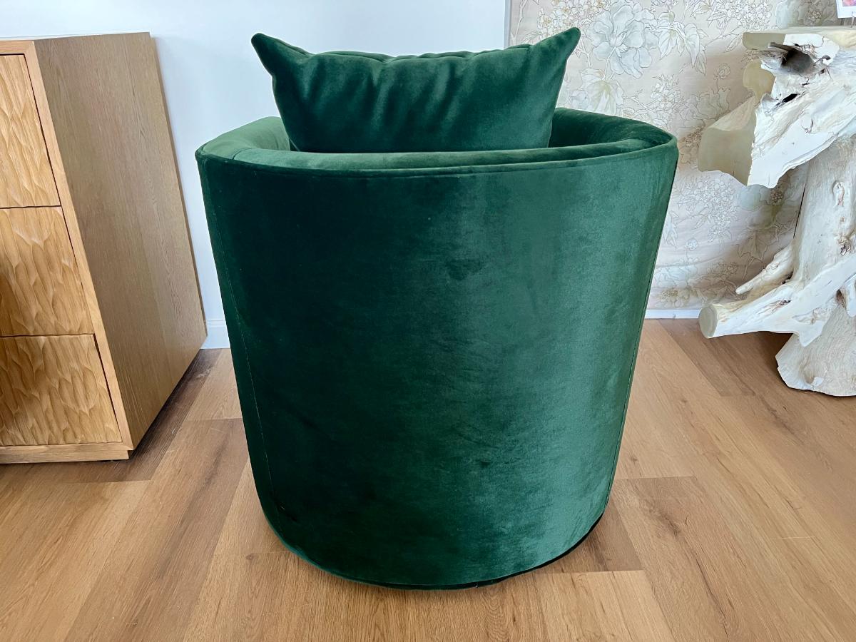 Crate & Barrel Drew Swivel Chair