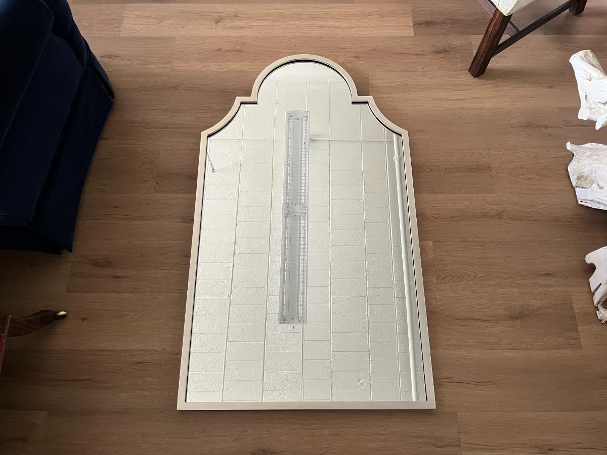 Arched Top Silver Mirror