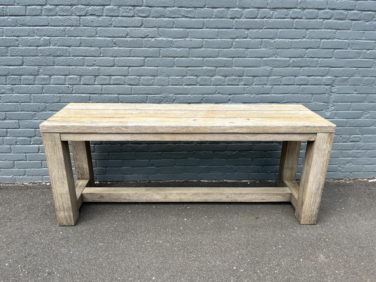 RH French Beam Console Table, 1 of 2