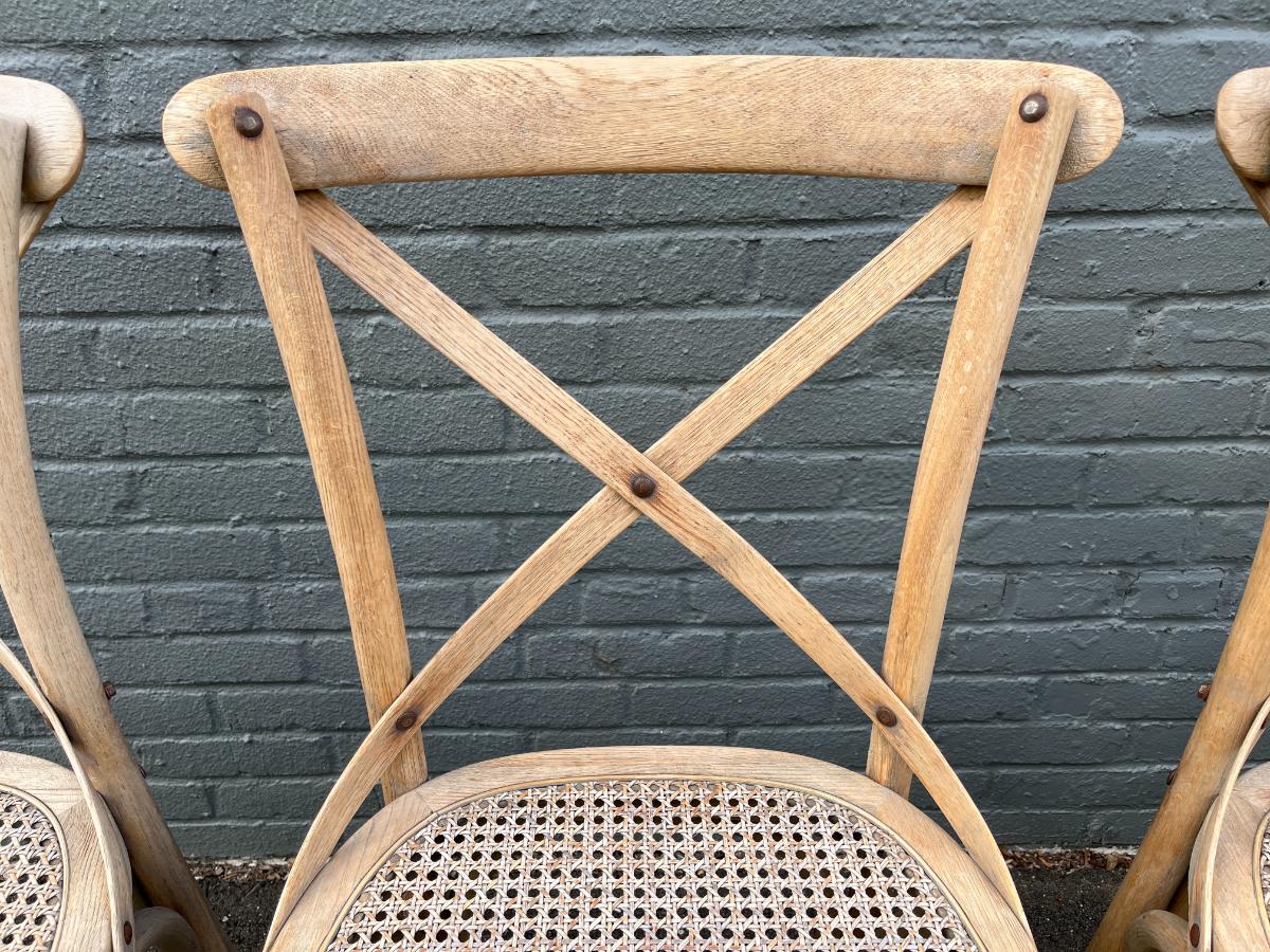 RH Madeleine Rattan Dining Side Chairs, Set of 4