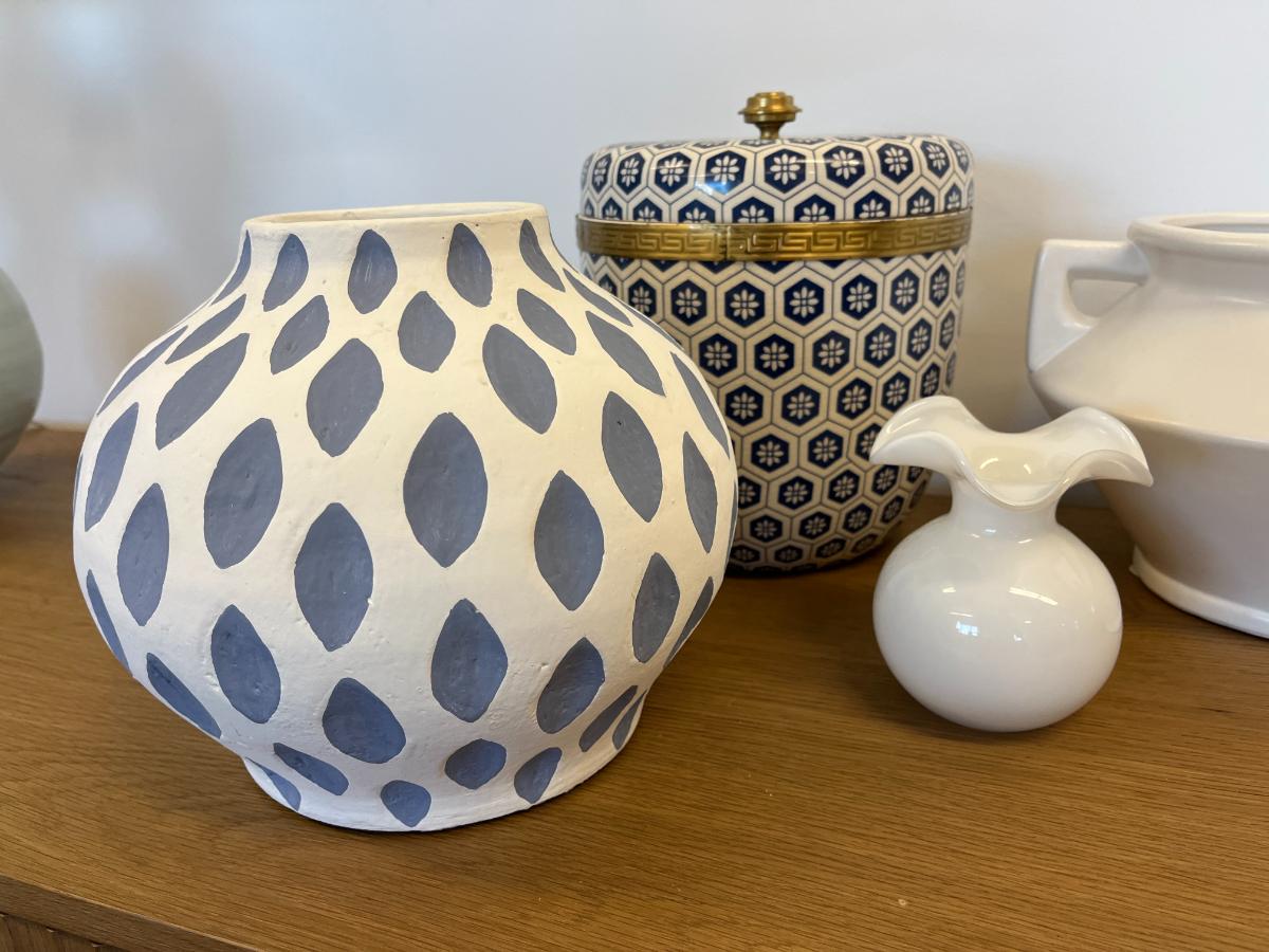Blue & White Ceramics and Glass Collection