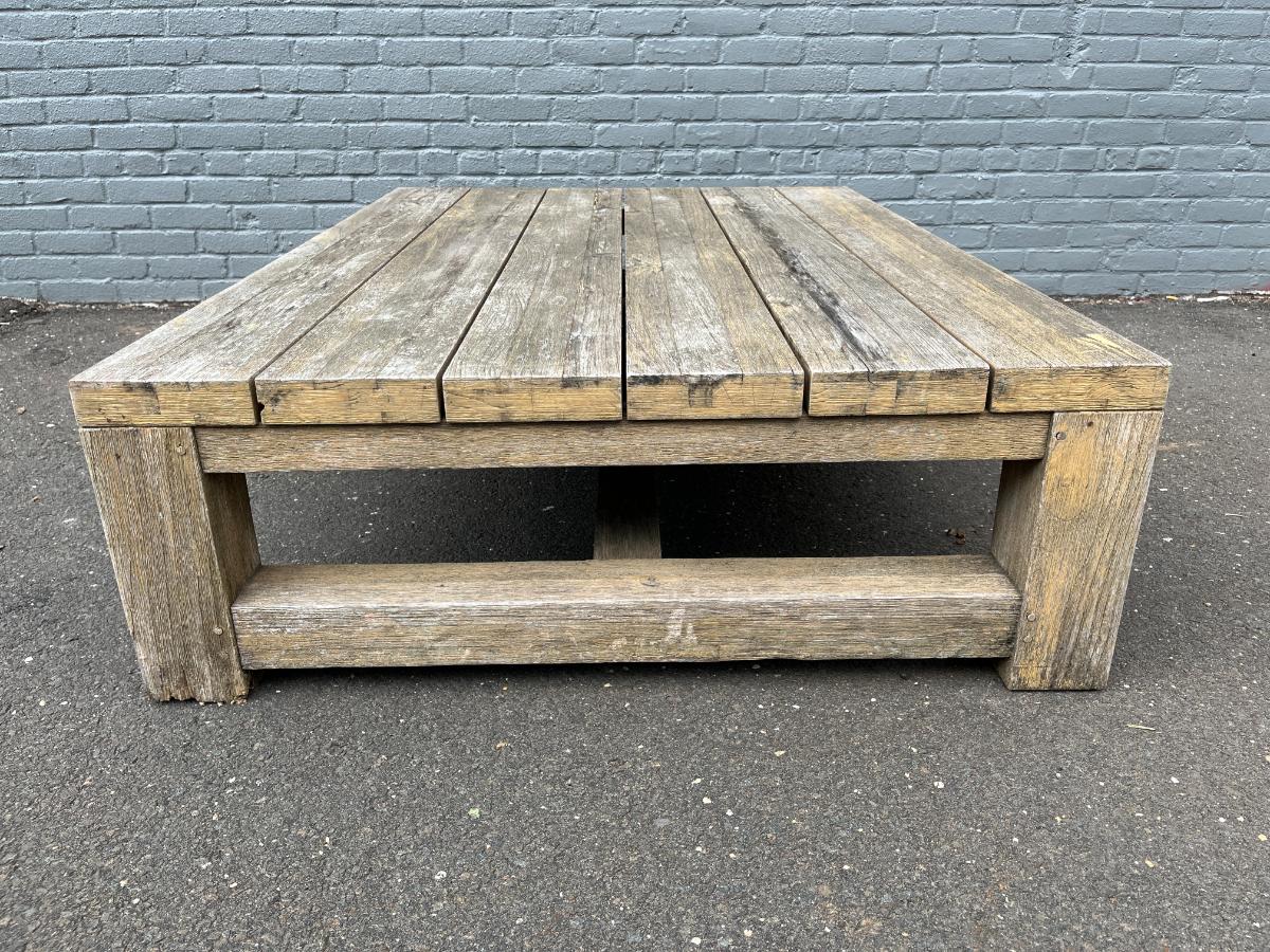 RH French Beam Coffee Table, 1 of 2