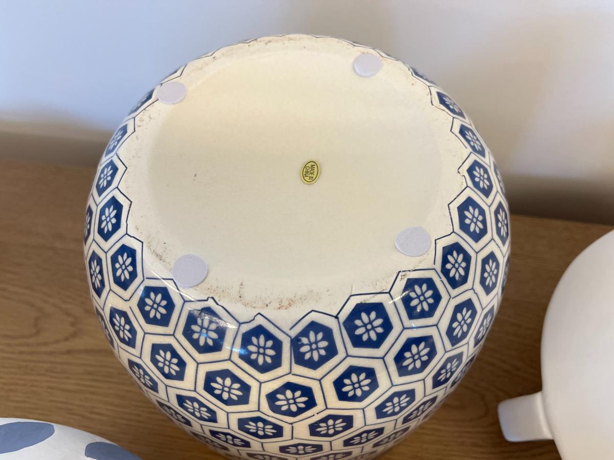 Blue & White Ceramics and Glass Collection