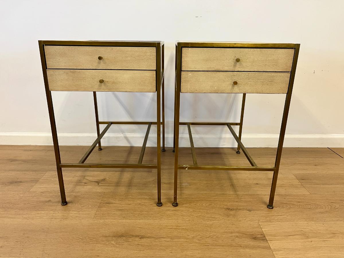 Paul McCobb for Calvin Furniture “Irwin Collection” Nightstands, Pair