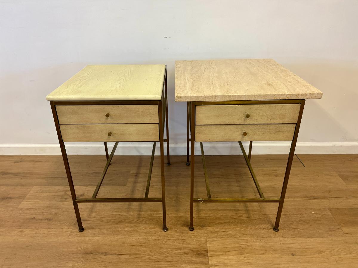 Paul McCobb for Calvin Furniture “Irwin Collection” Nightstands, Pair