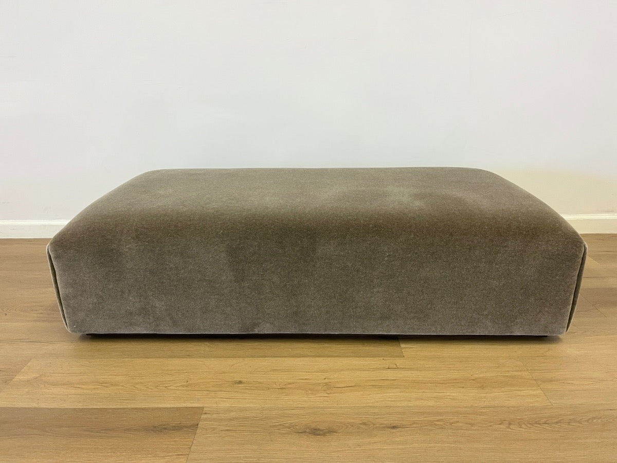 The Bowery Ottoman by Maiden Home in Mohair