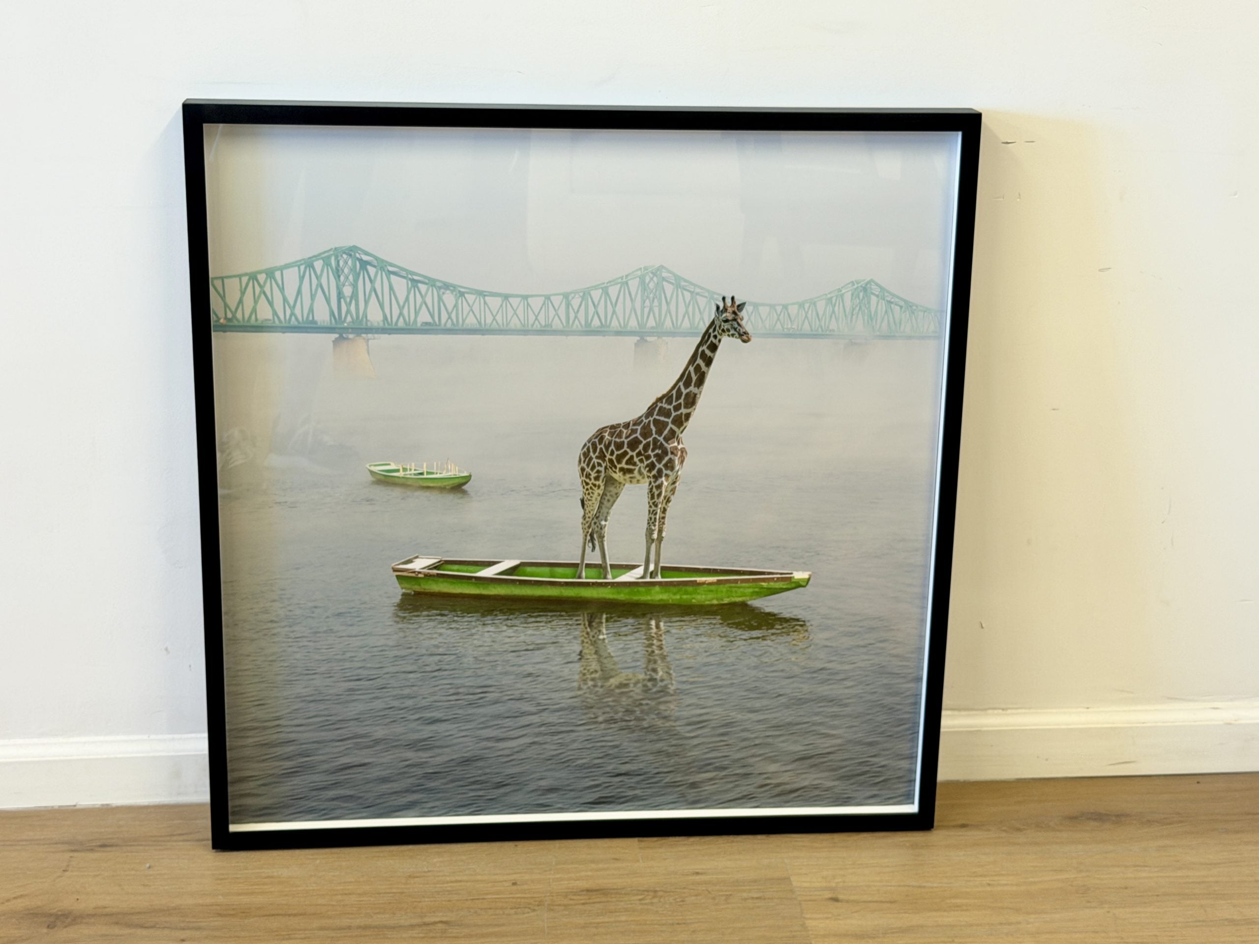 Giraffe on a Boat Photograph by Dariusz Klimczak
