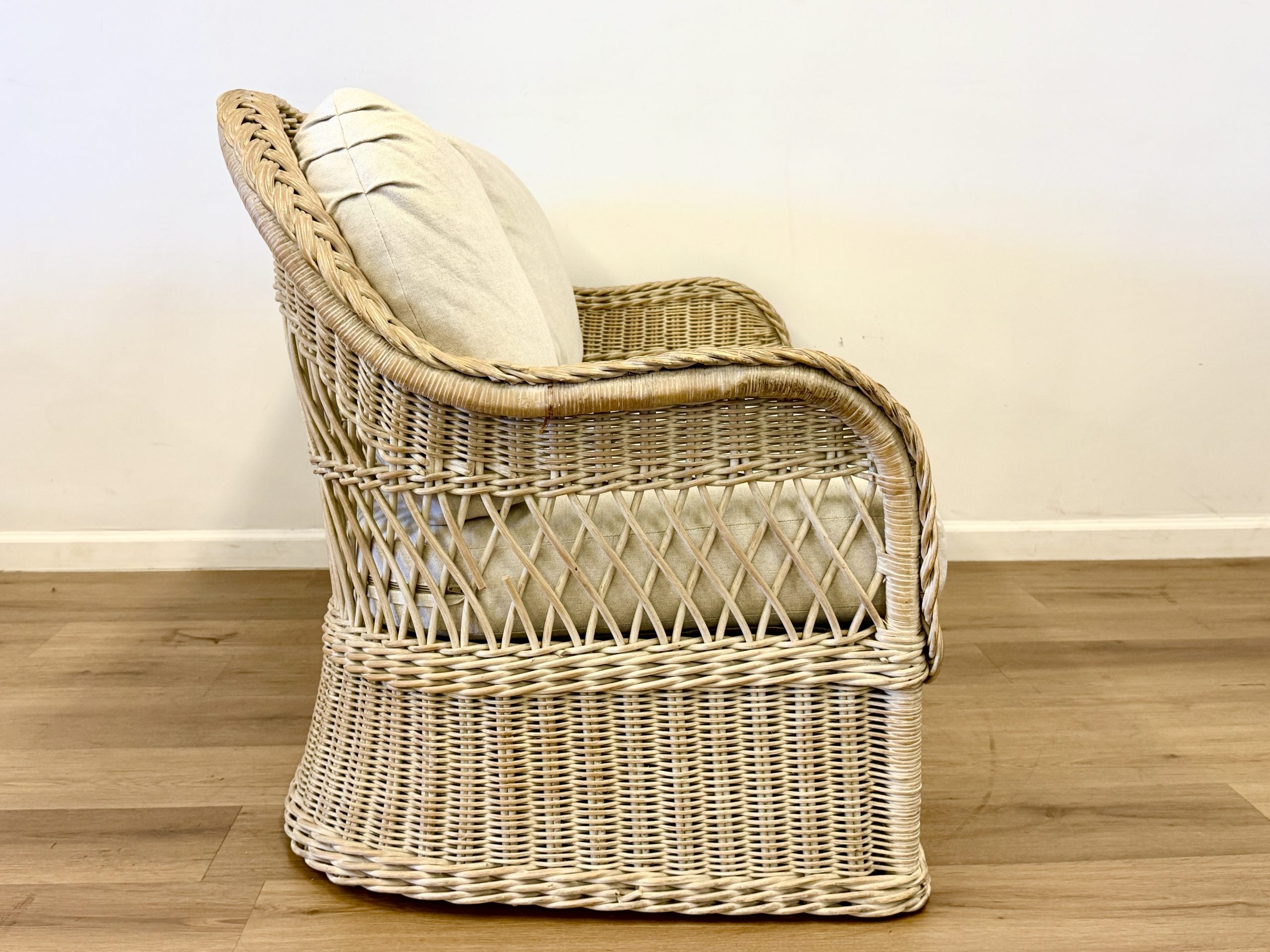 Henry Link Braided Rattan Loveseat