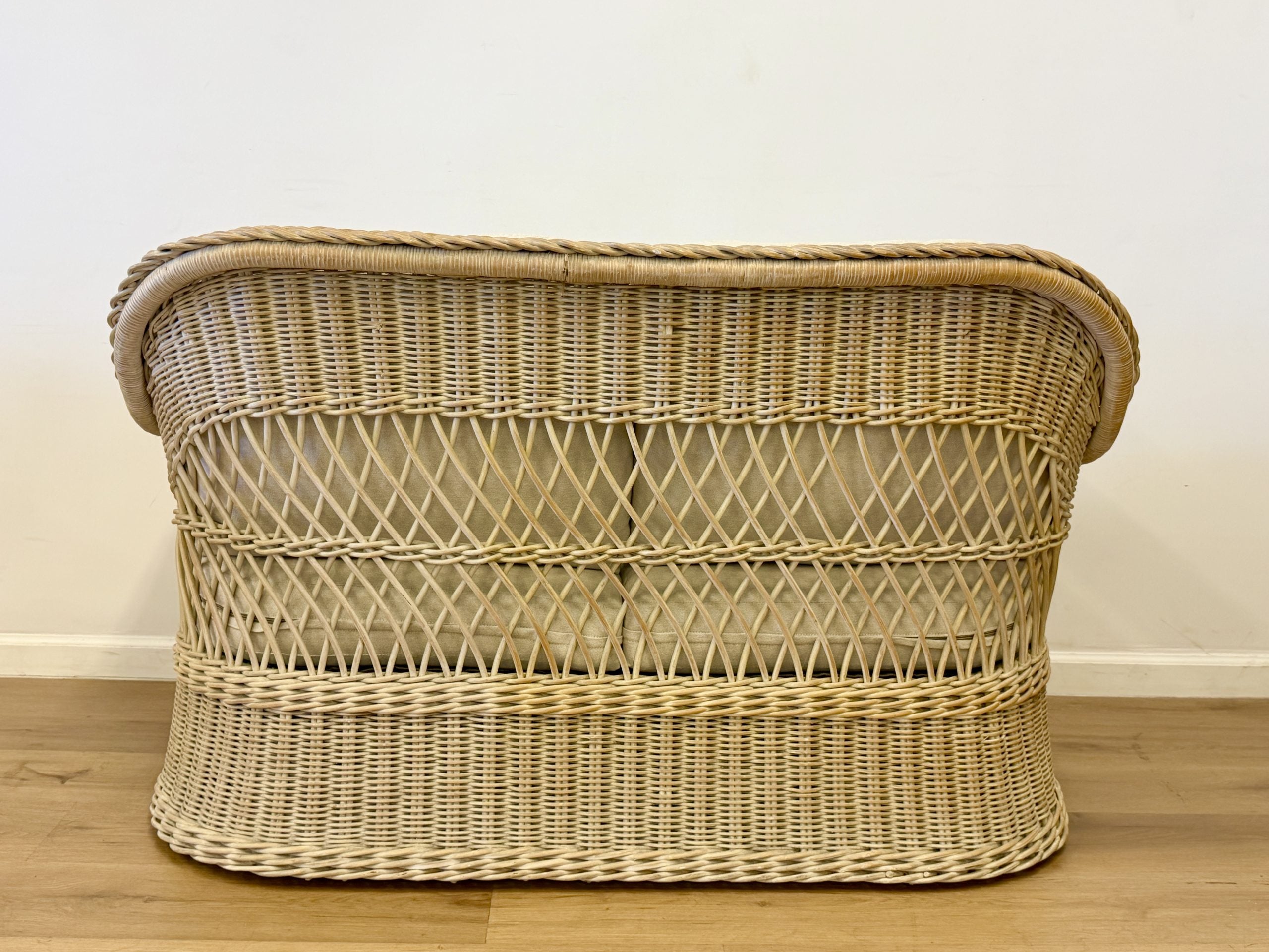 Henry Link Braided Rattan Loveseat