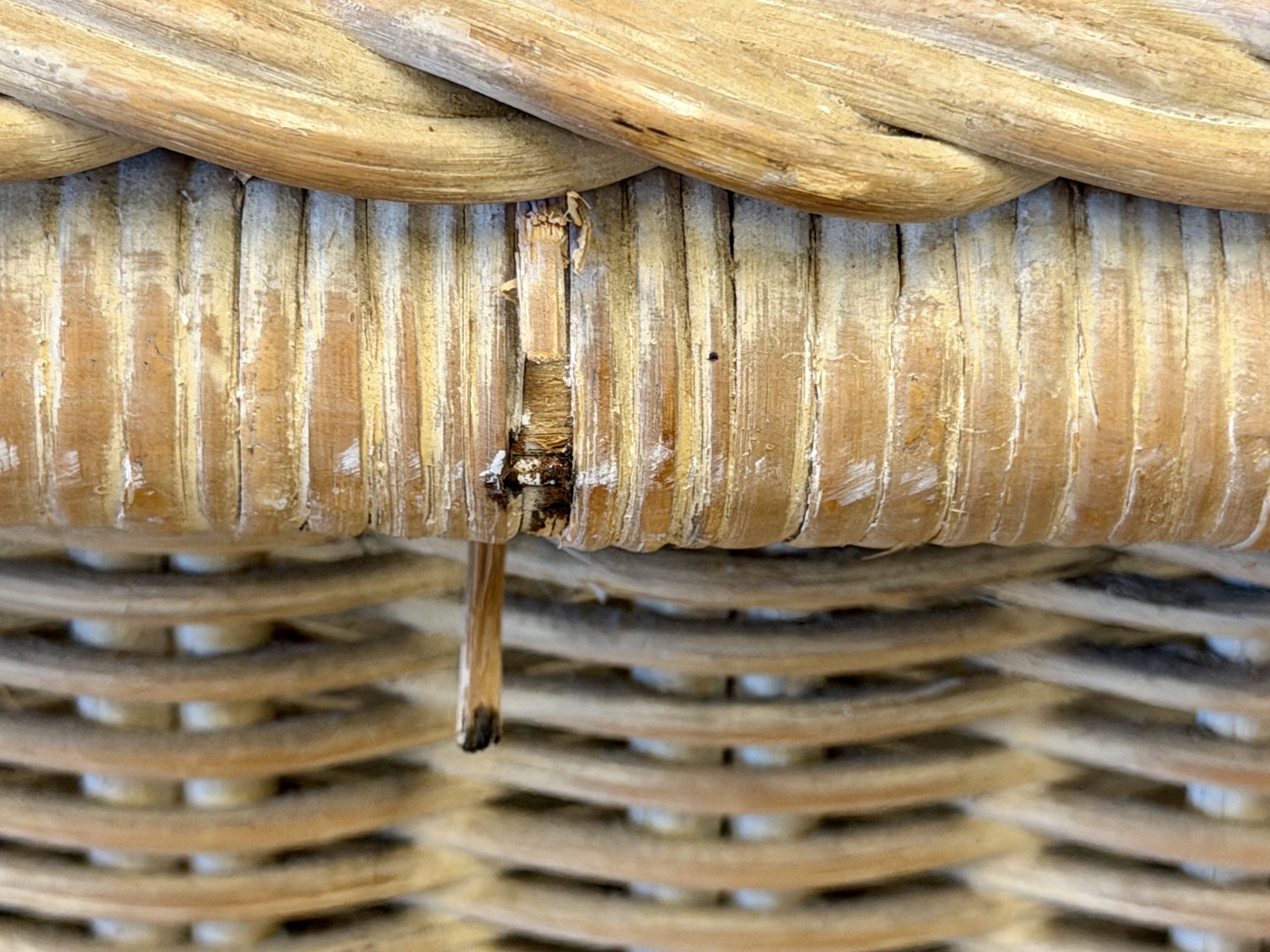 Henry Link Braided Rattan Loveseat