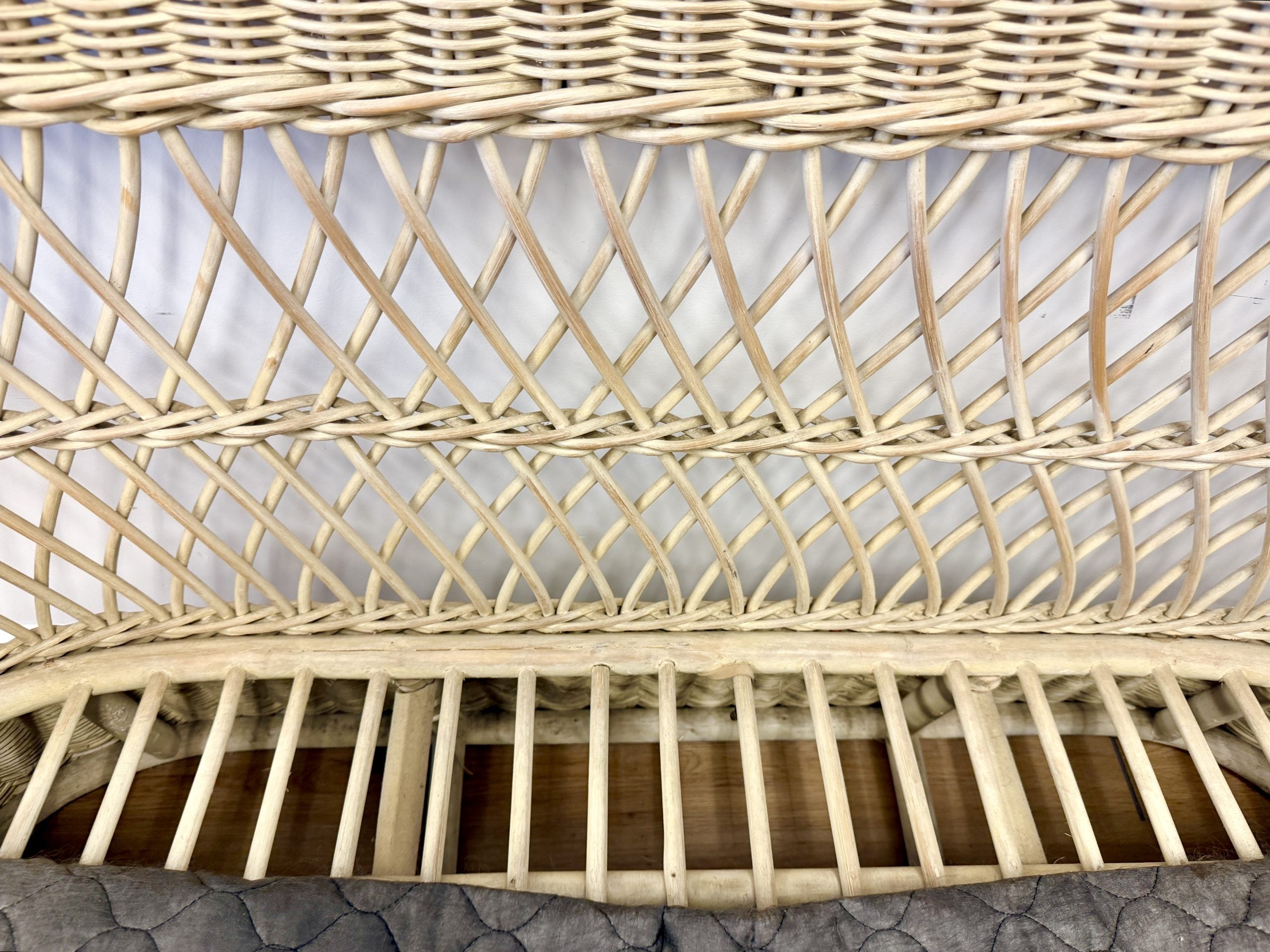 Henry Link Braided Rattan Loveseat
