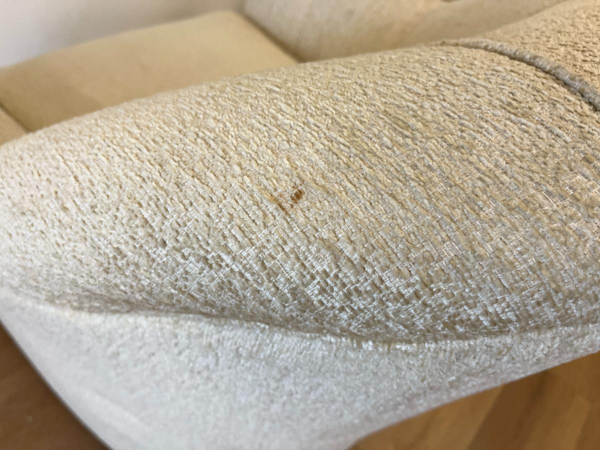 Upholstered Swivel Chairs, Pair