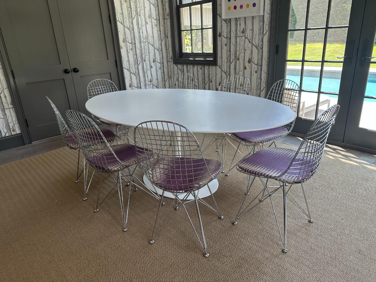 78in Saarinen Dining Table by Knoll Studio, Oval