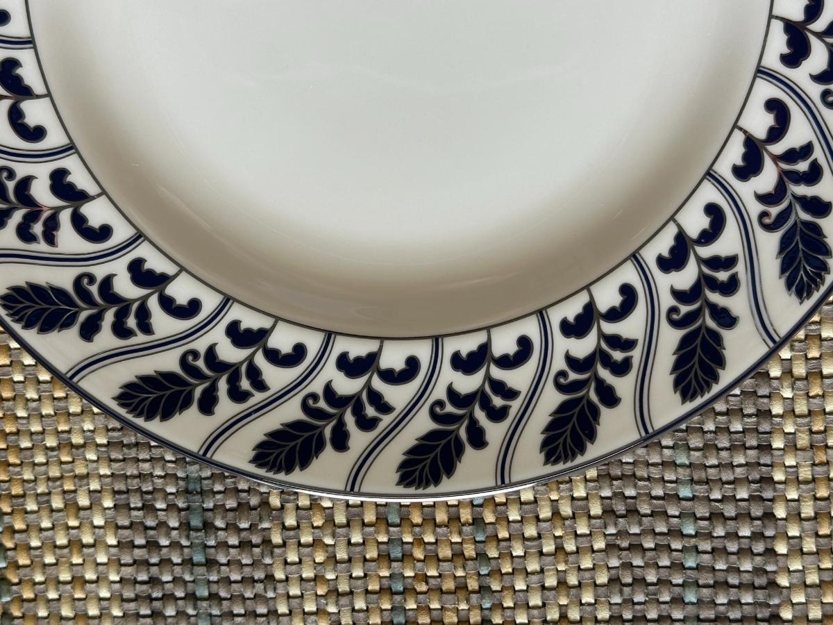 Royal Worcester Howard Cobalt and Jaipur Dinnerware and Serving Dishes, Service for 10