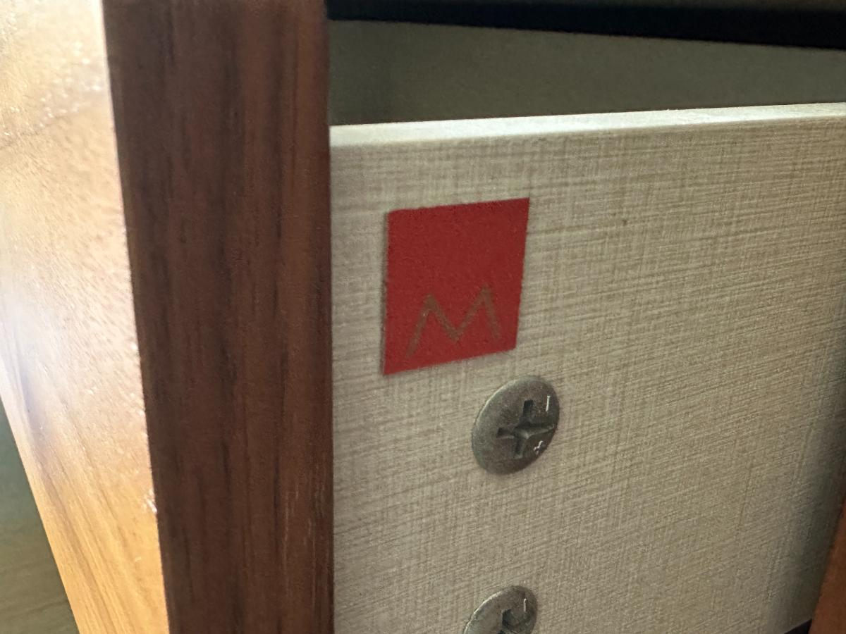 Modloft Jane Modern Walnut Nightstands, Pair