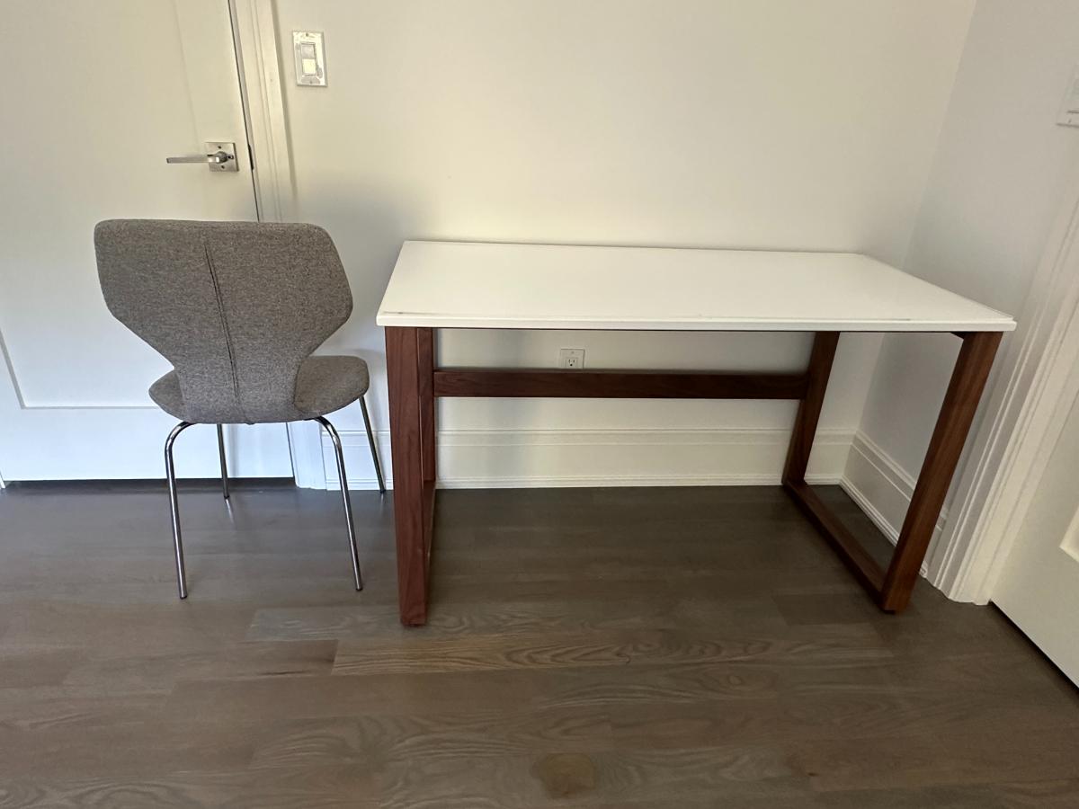 Custom Desk with Room & Board Chair