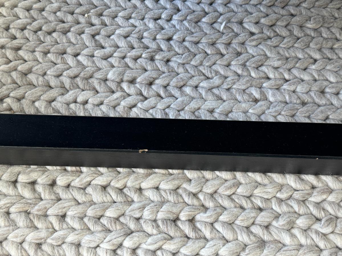 Dark Stained Wood Coffee Table