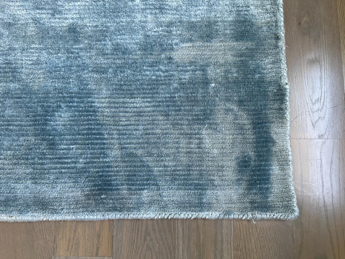 10 x 11 Custom Blue Silk & Viscose Area Rug