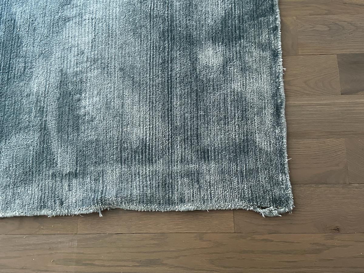 10 x 11 Custom Blue Silk & Viscose Area Rug